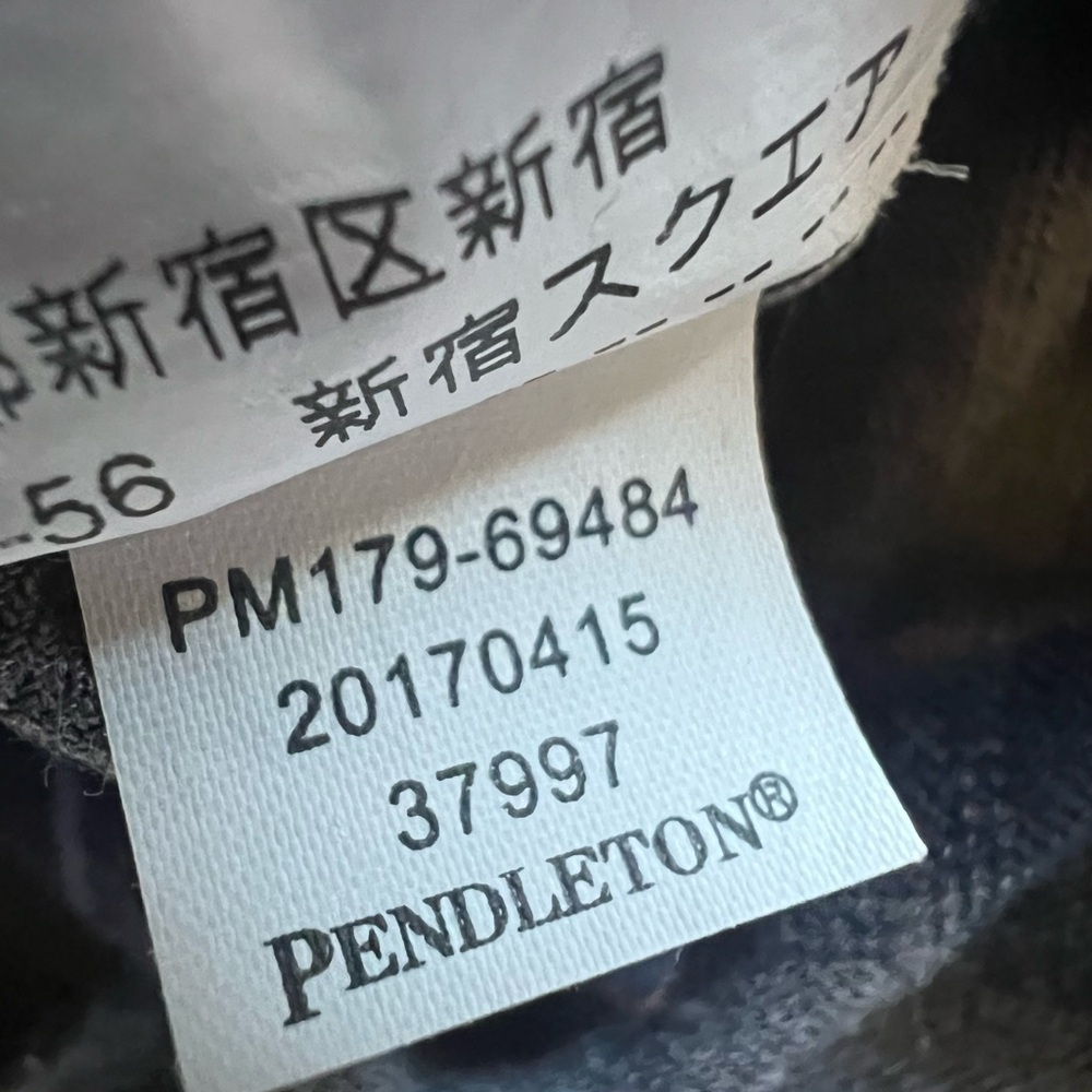 Pendleton Shirt Mens Large Petite Flannel Casual … - image 8